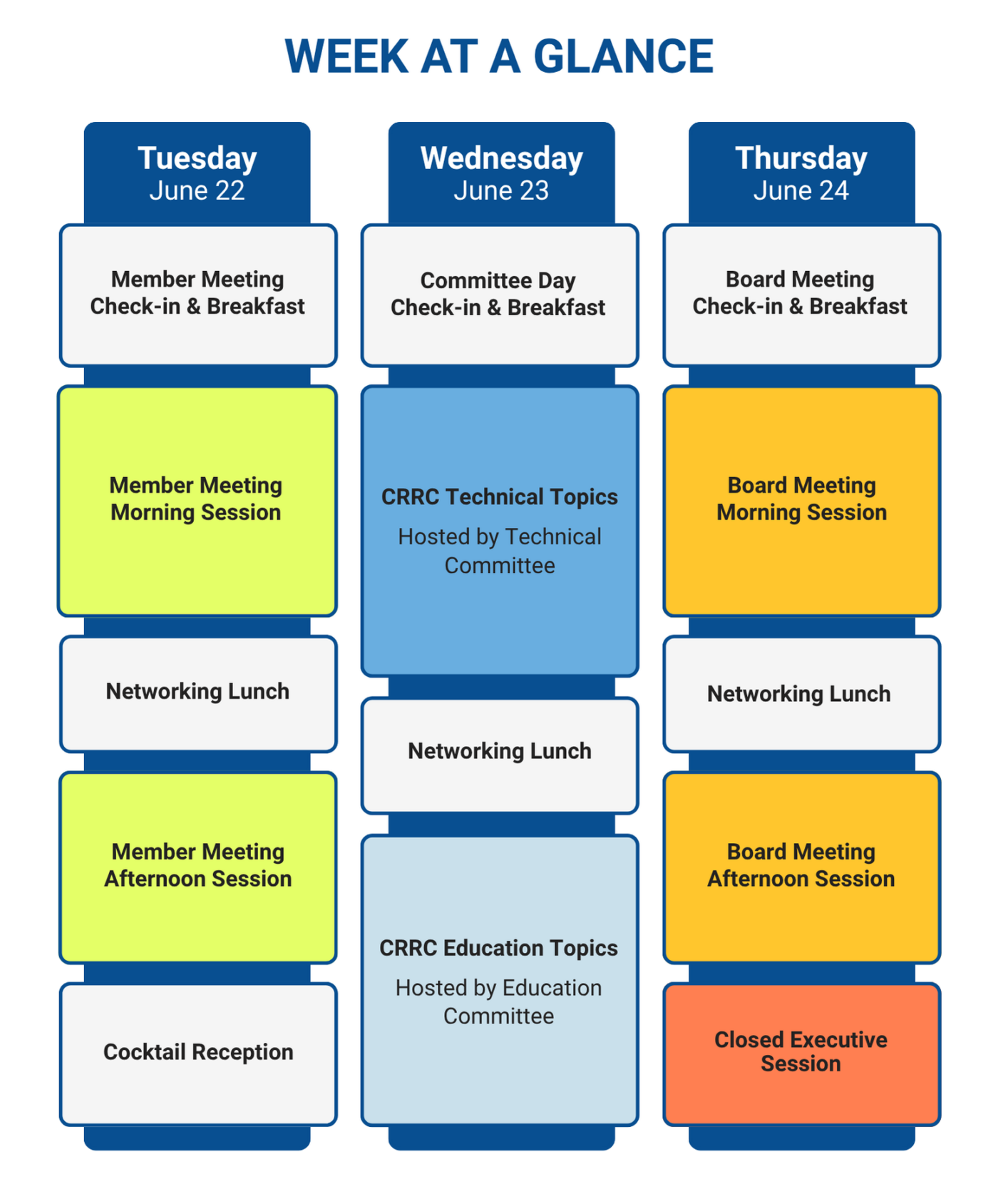 2027 Annual Conference Week at a Glance Rev 2026 09 15